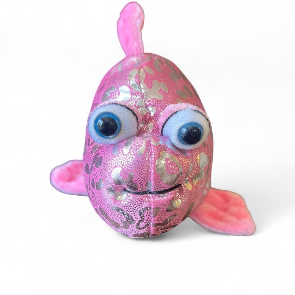 Webkinz lil kinz pink glitter fish no code ganz y2k gift plush toy stuffed